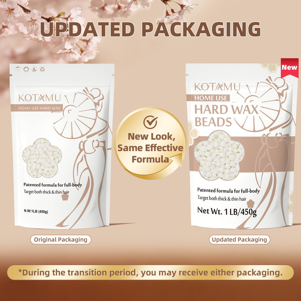 KOTAMU unscented wax beads for face delivering gentle, precise shaping