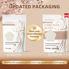 KOTAMU unscented wax beads for face delivering gentle, precise shaping