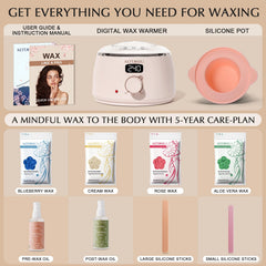 KOTAMU waxing kit for legs, long-lasting smoothness