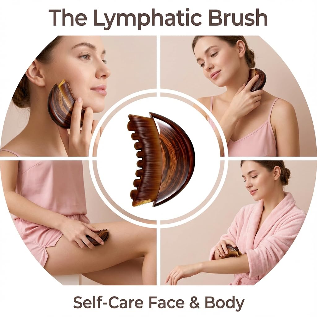 Kotomotoy soft-bristle face brush gliding on sensitive skin