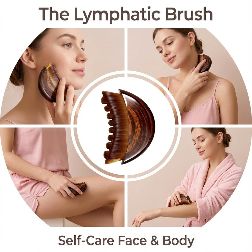 Kotomotoy soft-bristle face brush gliding on sensitive skin