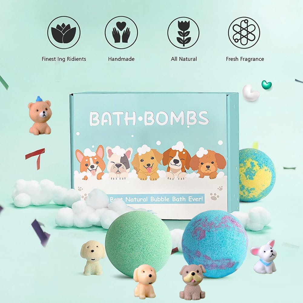 Kottke bath bombs party favors for celebrations with colorful water.