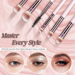 Koulate precision brush heads help define lids and precise lines.