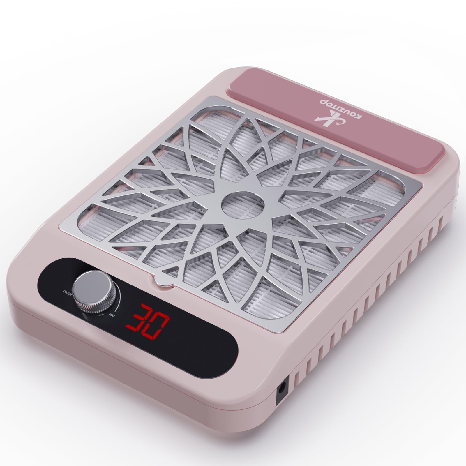 Kouzitop Nail Dust Collector is suitable for both salon and home nail work.