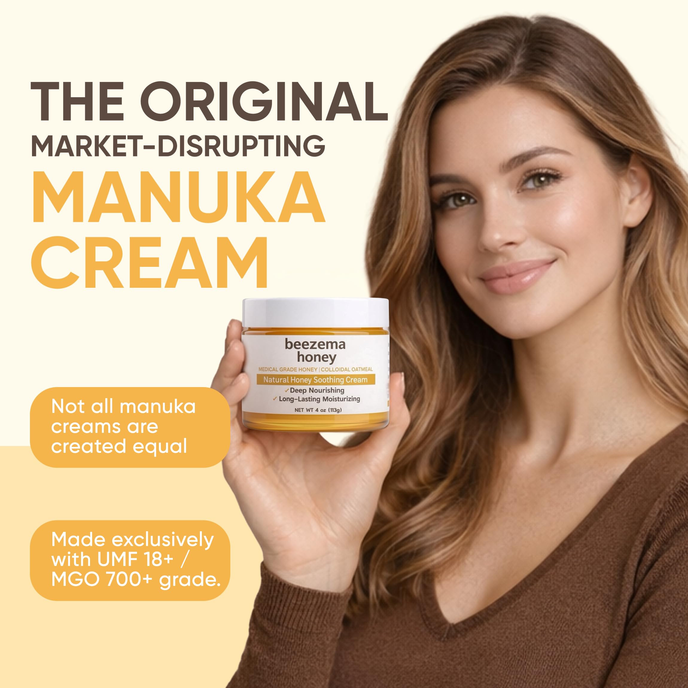 KOVGOCY Beezema hands application showing quick, non-greasy moisture
