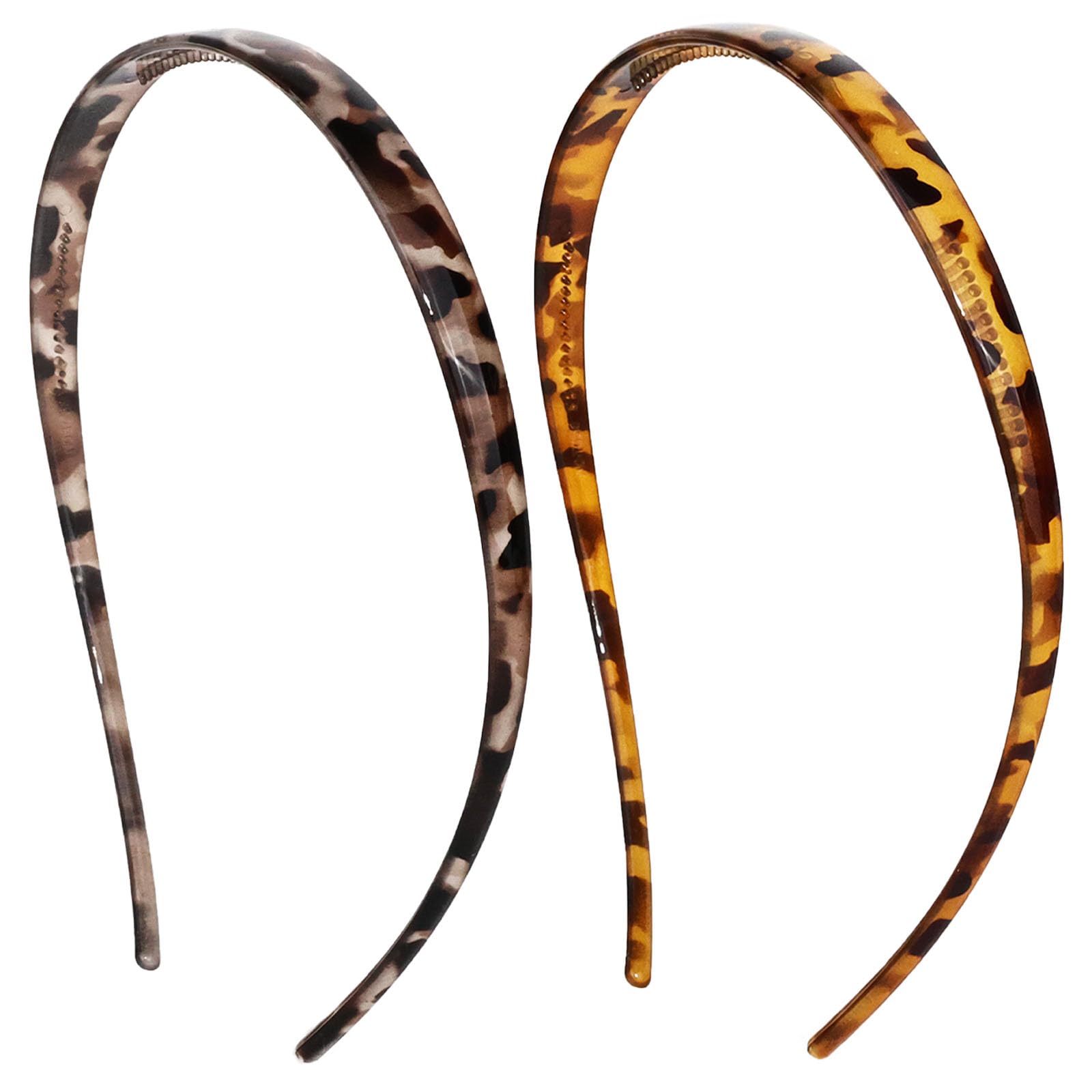 Diadema kovolitu con estampado leopardo marrón, sujeción estable para el cabello