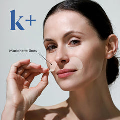 KPLUS K+ patches pillow shield help prevent sleep-induced creases.
