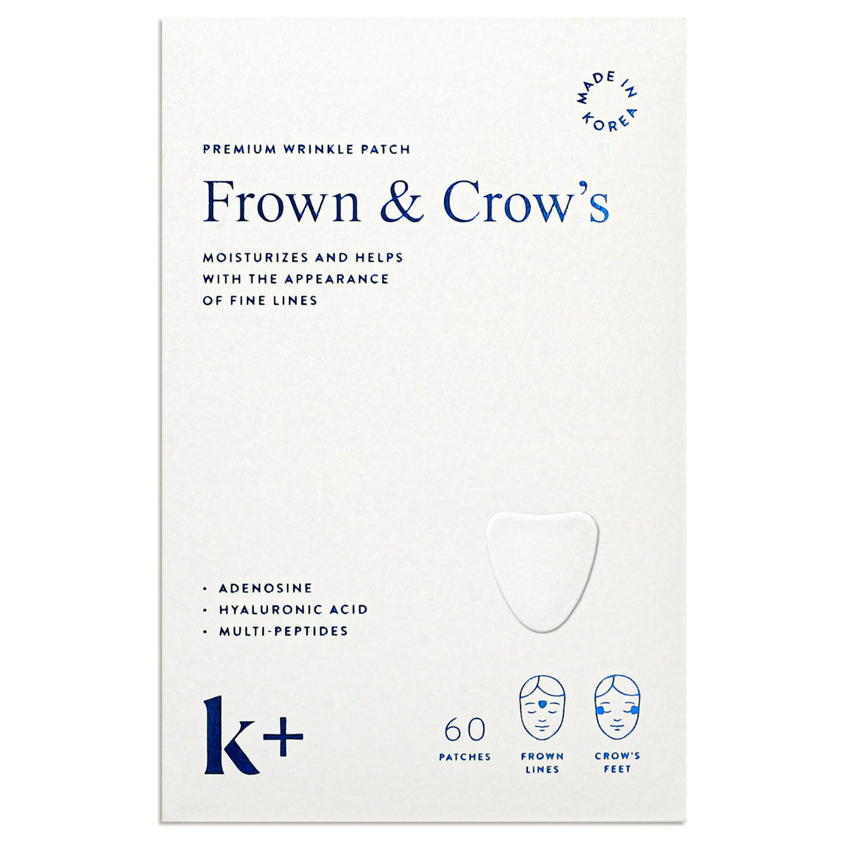 KPLUS wrinkle patches on forehead deliver overnight smoothing