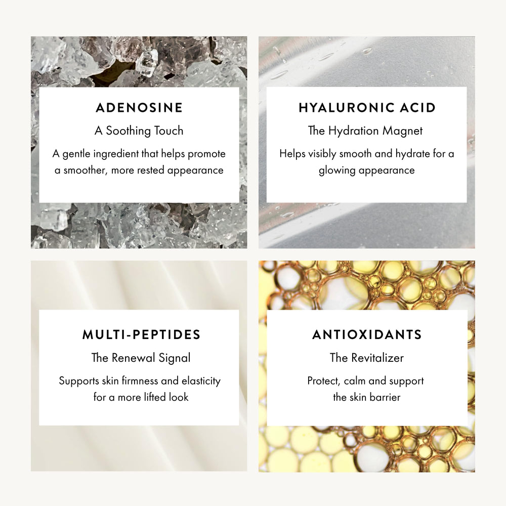 Close-up of KPLUS formula with hyaluronic acid for skin hydration