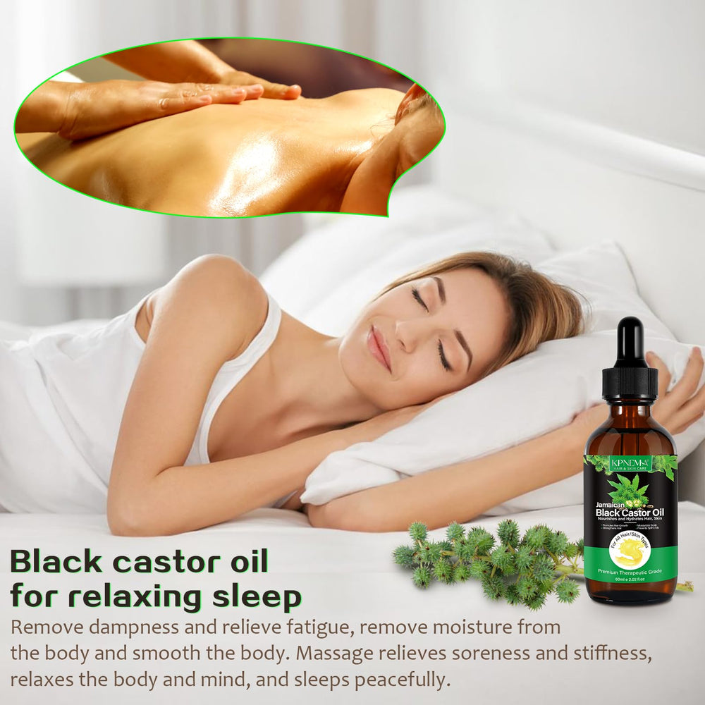 KPNEMA castor oil used on eyebrows for conditioning and fullness