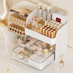 KQJS cosmetics storage on bathroom counter keeps skincare within easy reach