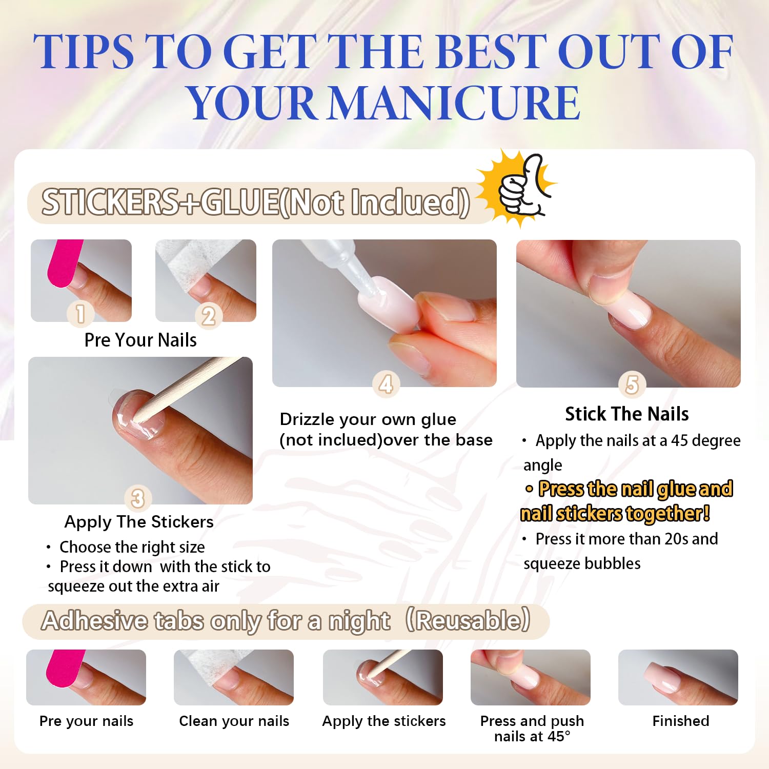 KQueenest almond chrome nails offer durable, salon-like results at home
