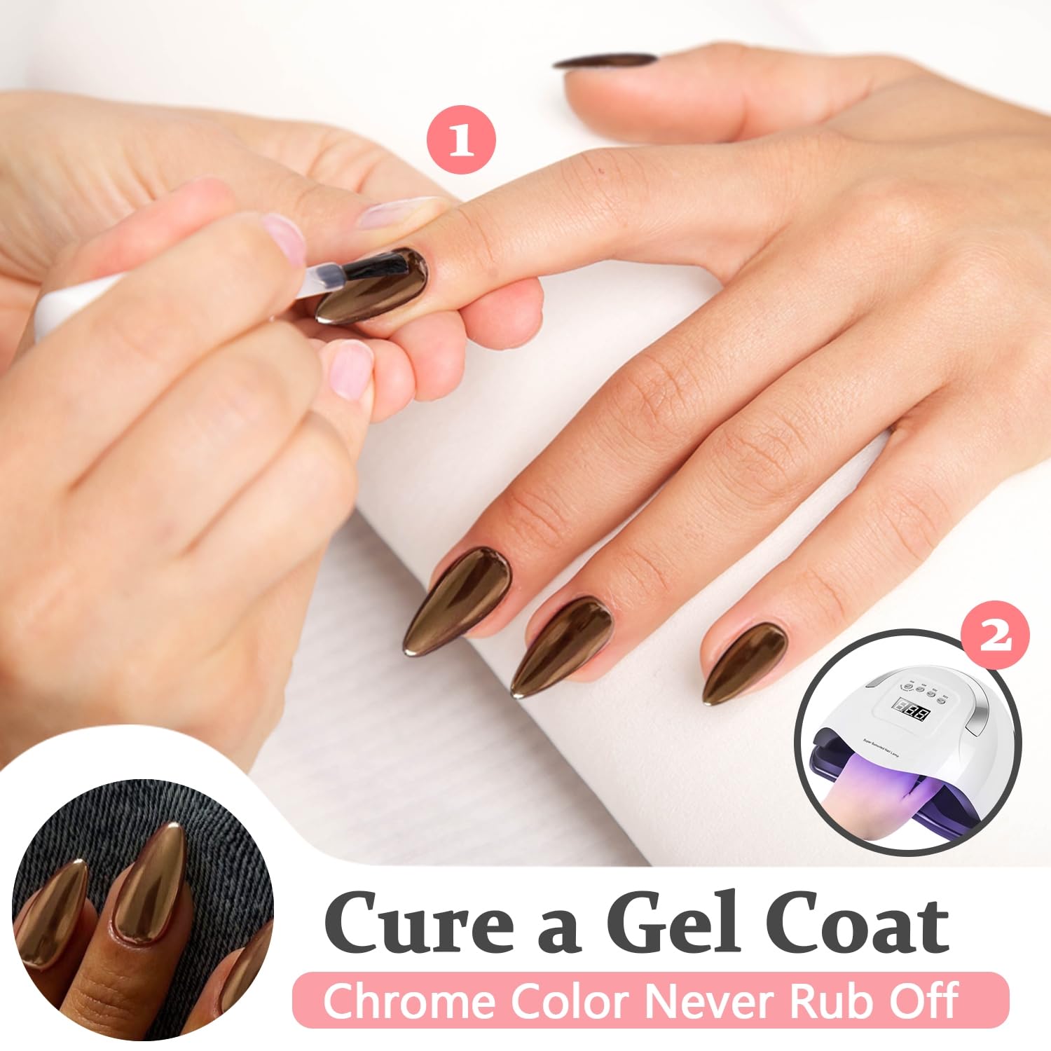 KQueenest comfortable-fit nails provide secure wear during long days