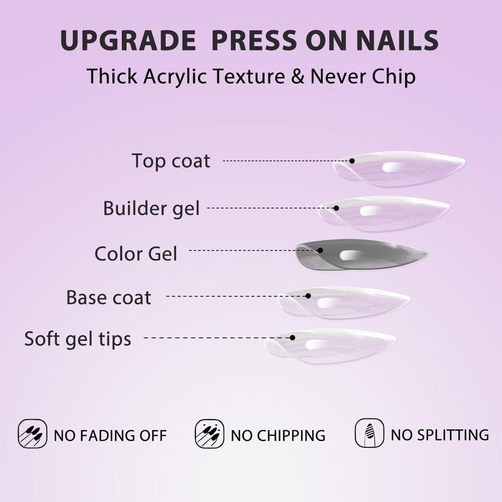 KQueenest reusable nails ready for quick upgrades and flexible fashion changes