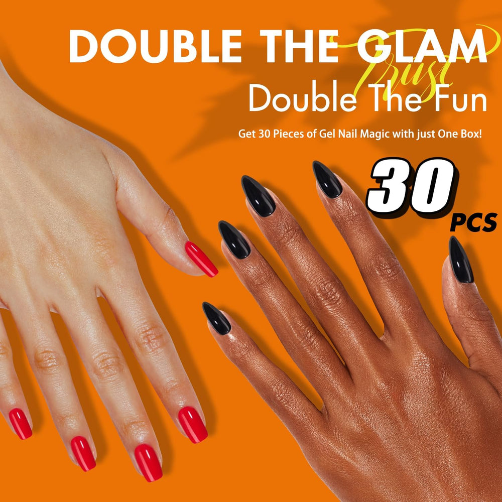 Uñas en forma ataúd rosa de KQueenest para look definido.