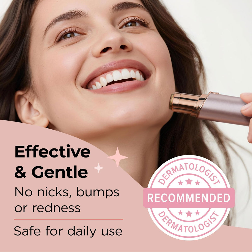 KRADAA LED-light close-up aids precise removal of fine hairs.