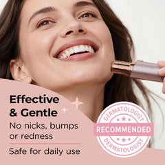 KRADAA LED-light close-up aids precise removal of fine hairs.