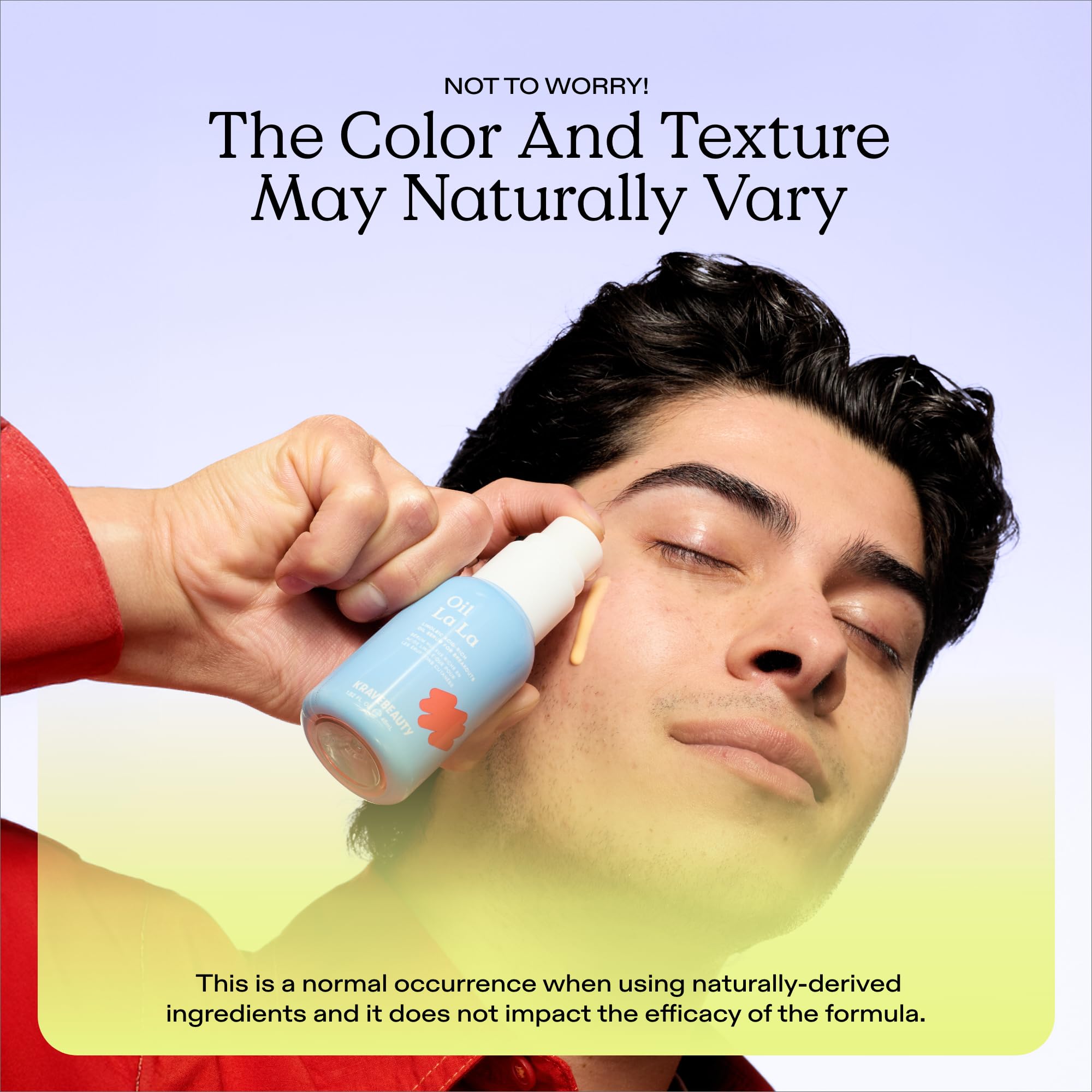 KraveBeauty Balanced Sebum image suggests oil balance without heaviness.