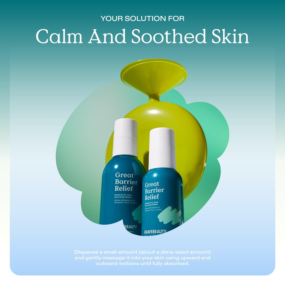 Fragrance-free label communicates sensitive-skin friendly formulation