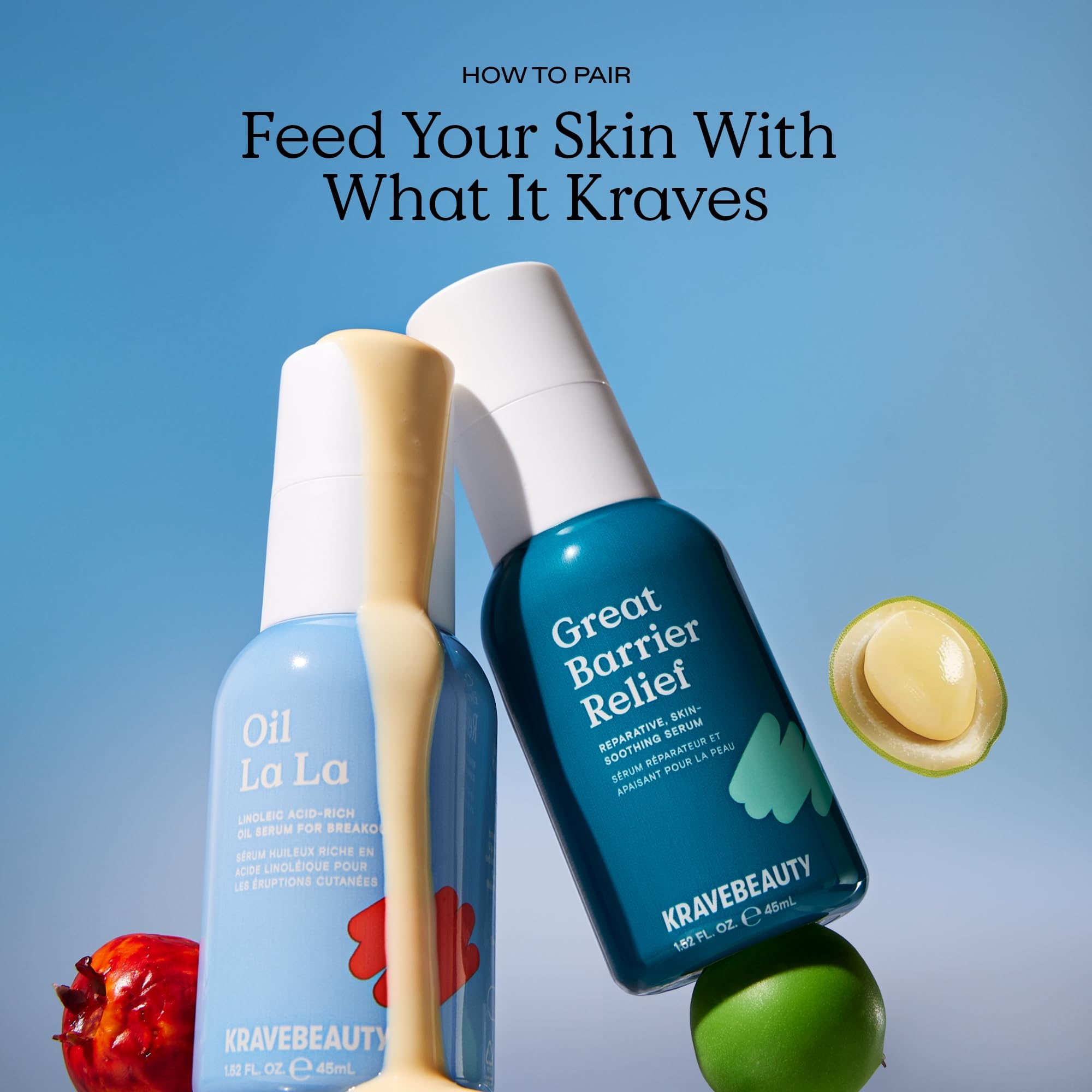 Morning routine shot shows layering serum under sunscreen