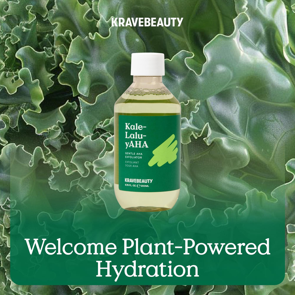 Hyaluronic acid in Kale-Lalu-yAHA toner for hydration.