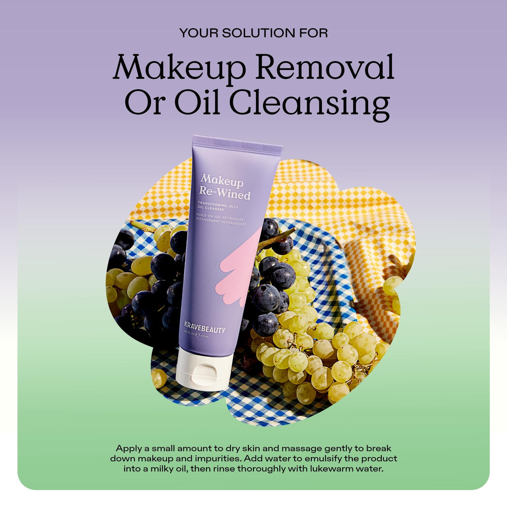 KraveBeauty Makeup Re-wined silky finish leaves skin balanced.
