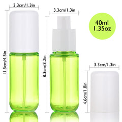 KREMORV 40ml spray bottle cap close-up showing secure cap for travel leaks.