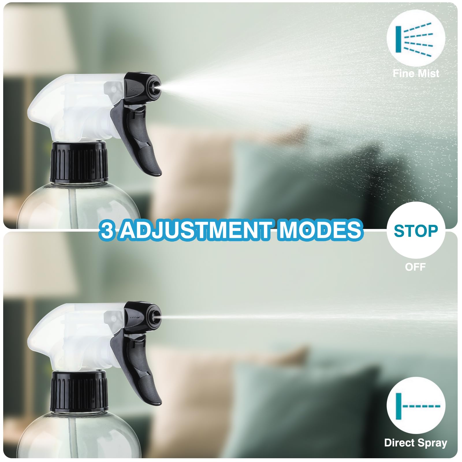 KREMORV 2-pack purple and clear heads enables versatile home tasks