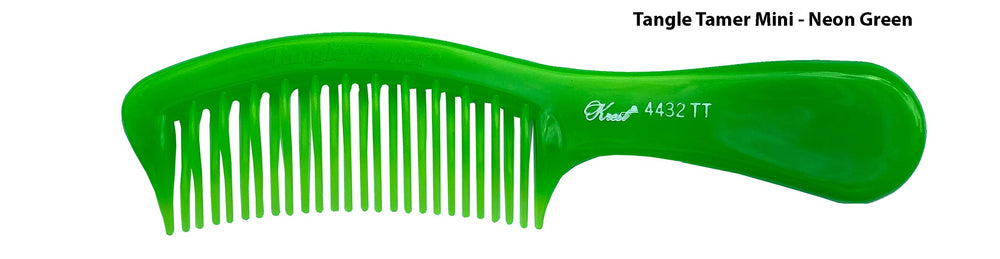 Krest Teal Tangle Tamer ergonomic handle for comfortable use.