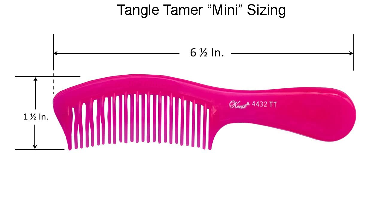 Krest Teal Tangle Tamer teal color for stylish everyday grooming.