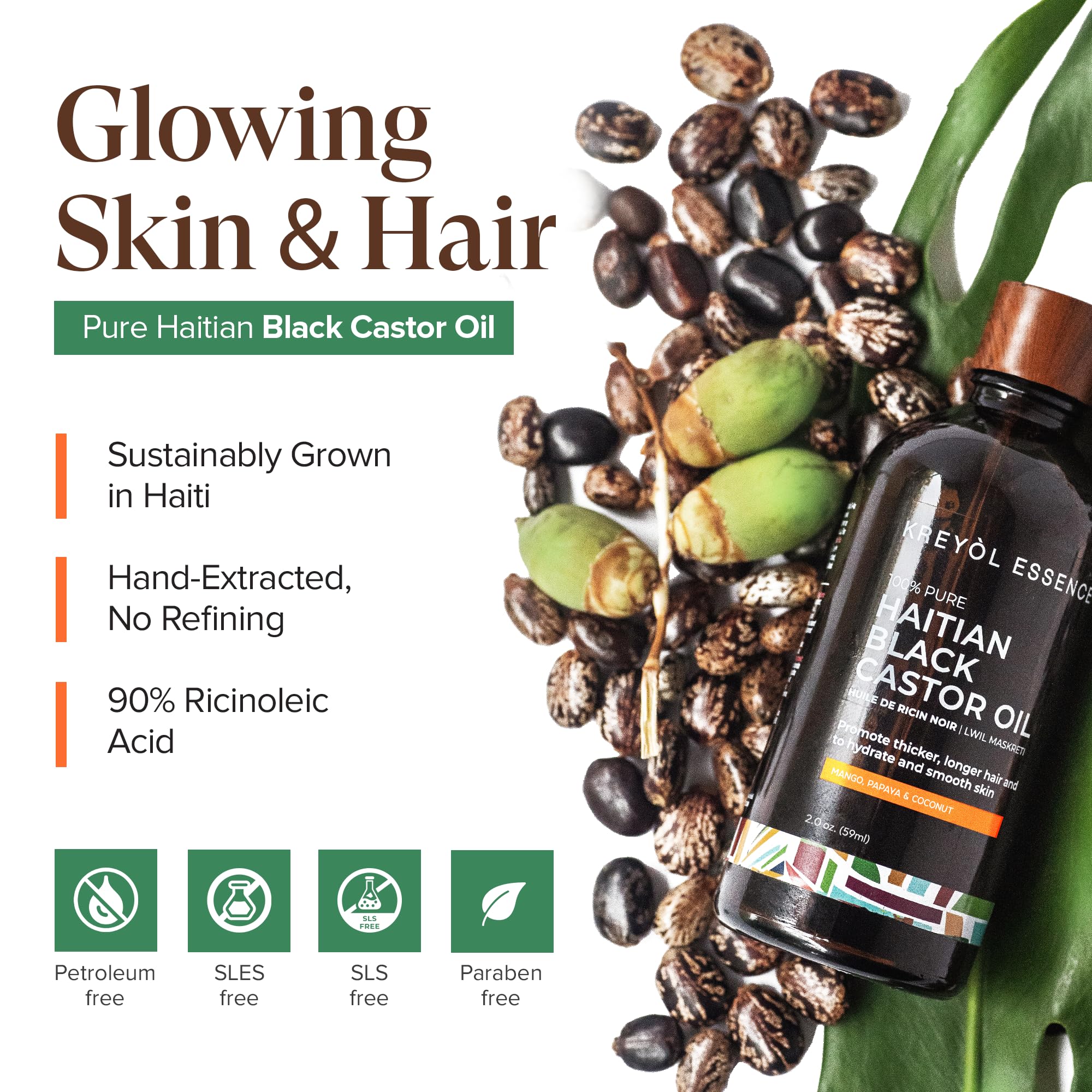 Kreyol Essence hot oil treatment setup for deep conditioning.