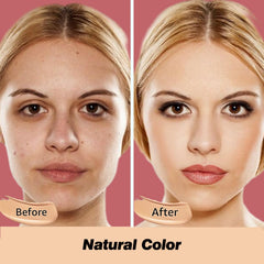 Kriloneal CC Cream natural nude finish close-up shows seamless texture.