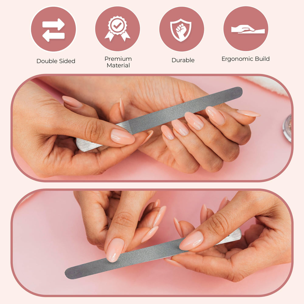 Krisp Beauty dust-coated diamond file delivers durable performance and long-lasting use.