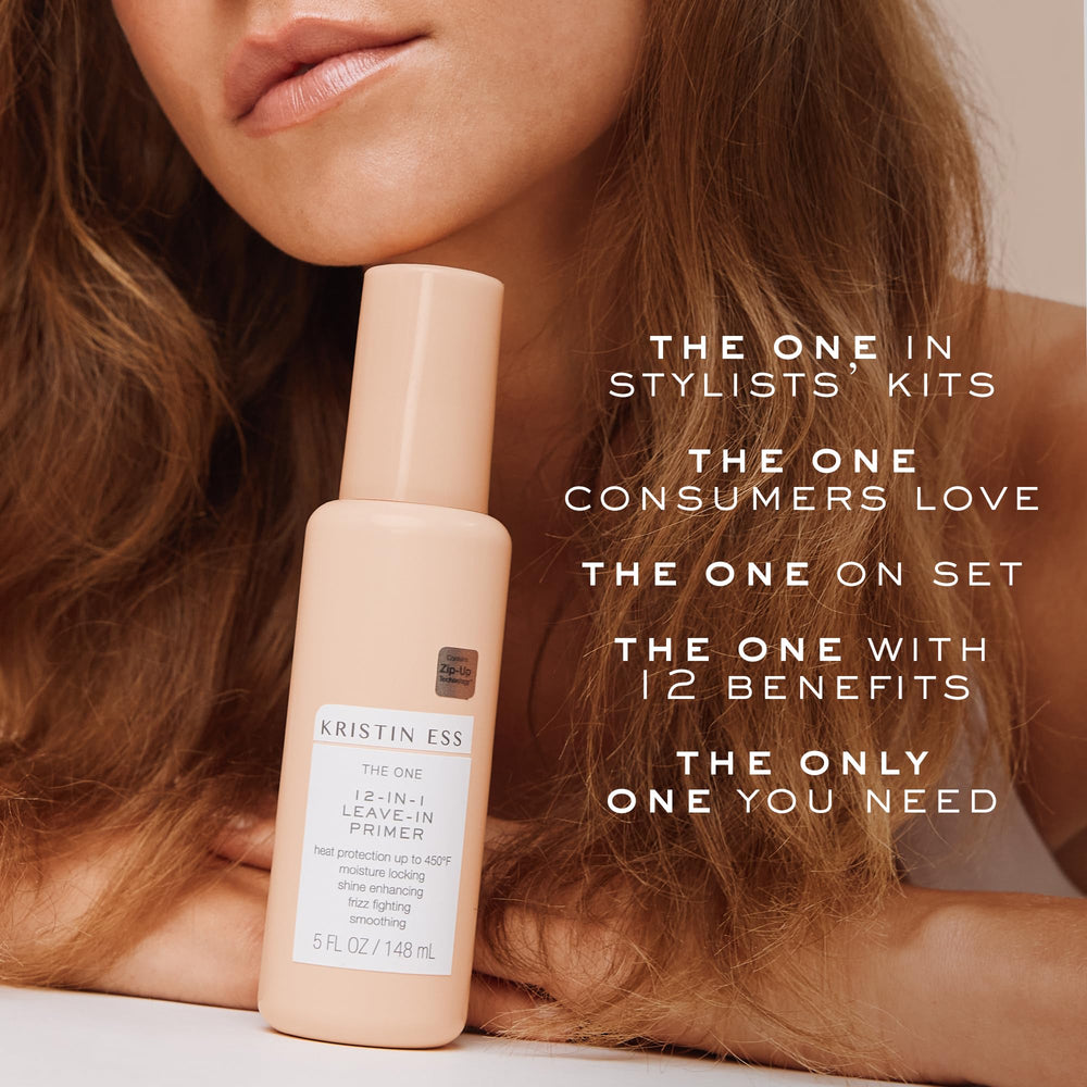 Kristin Ess 12-en-1 desenredante anti-frizz para cabello suave y manejable