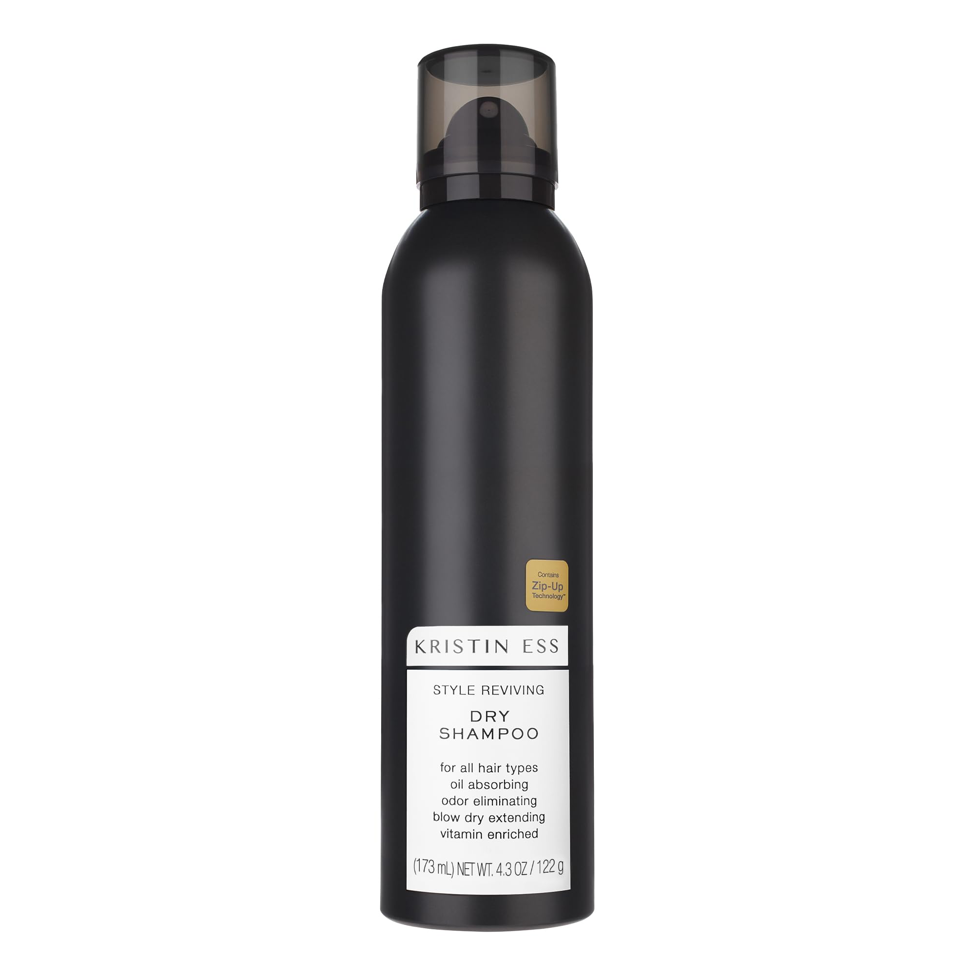 No chalky residue with Kristin Ess Dry Shampoo for weightless, invisible clean