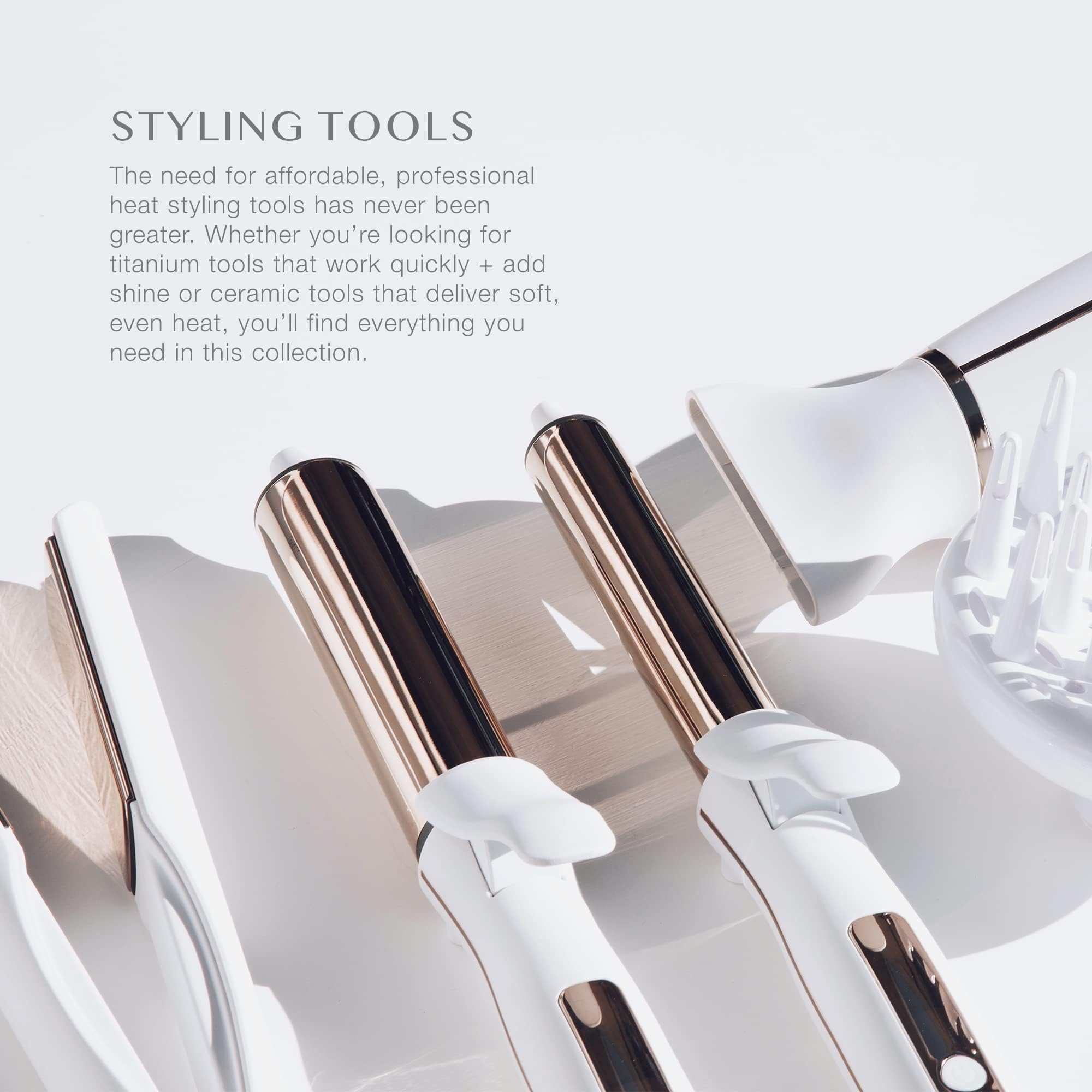 Kristin Ess Hair 2 Inch Titanium Curling Iron auto shut-off for worry-free sessions.