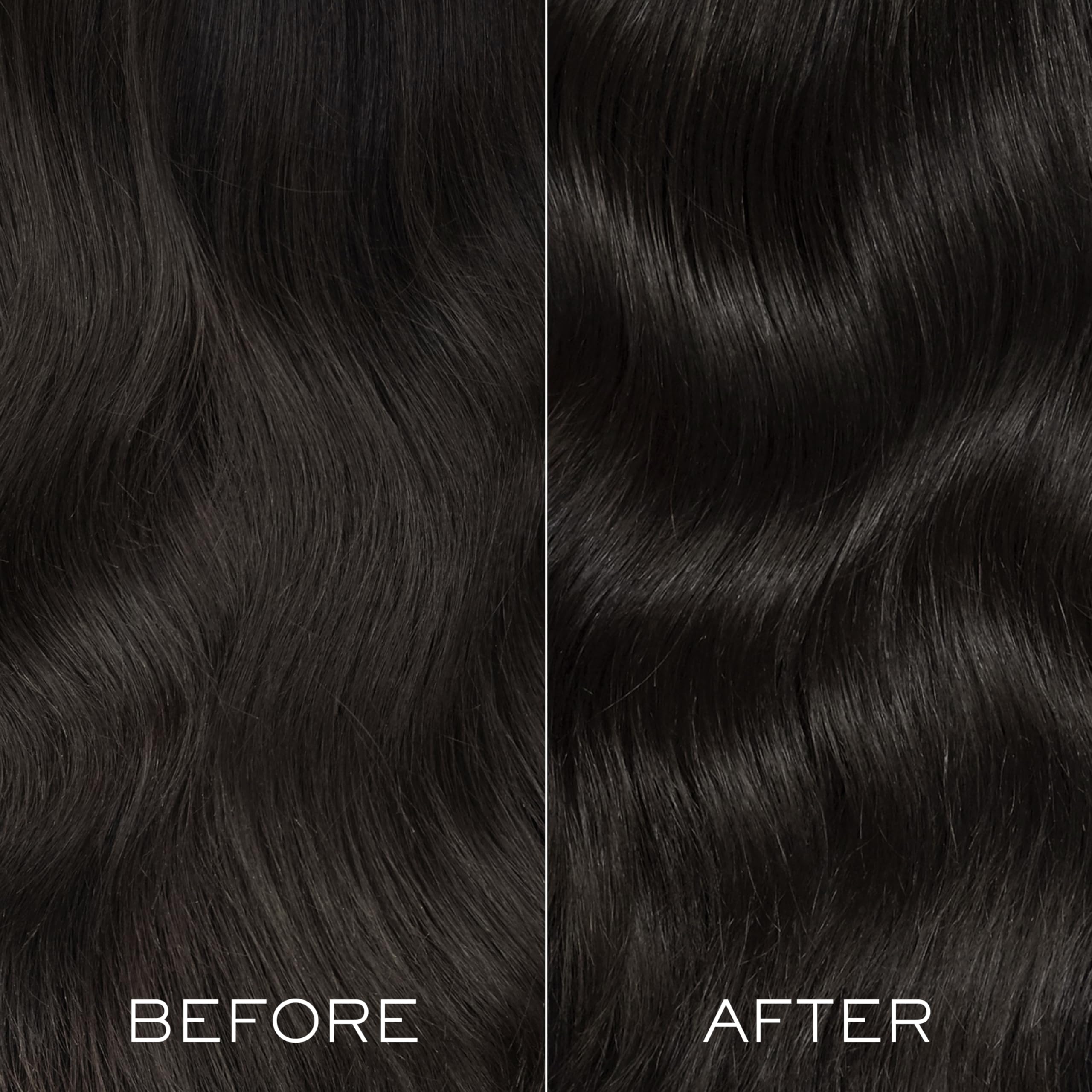Kristin Ess Hair Crystal Quartz Clear Hair Gloss rinse process emphasizes easy aftercare