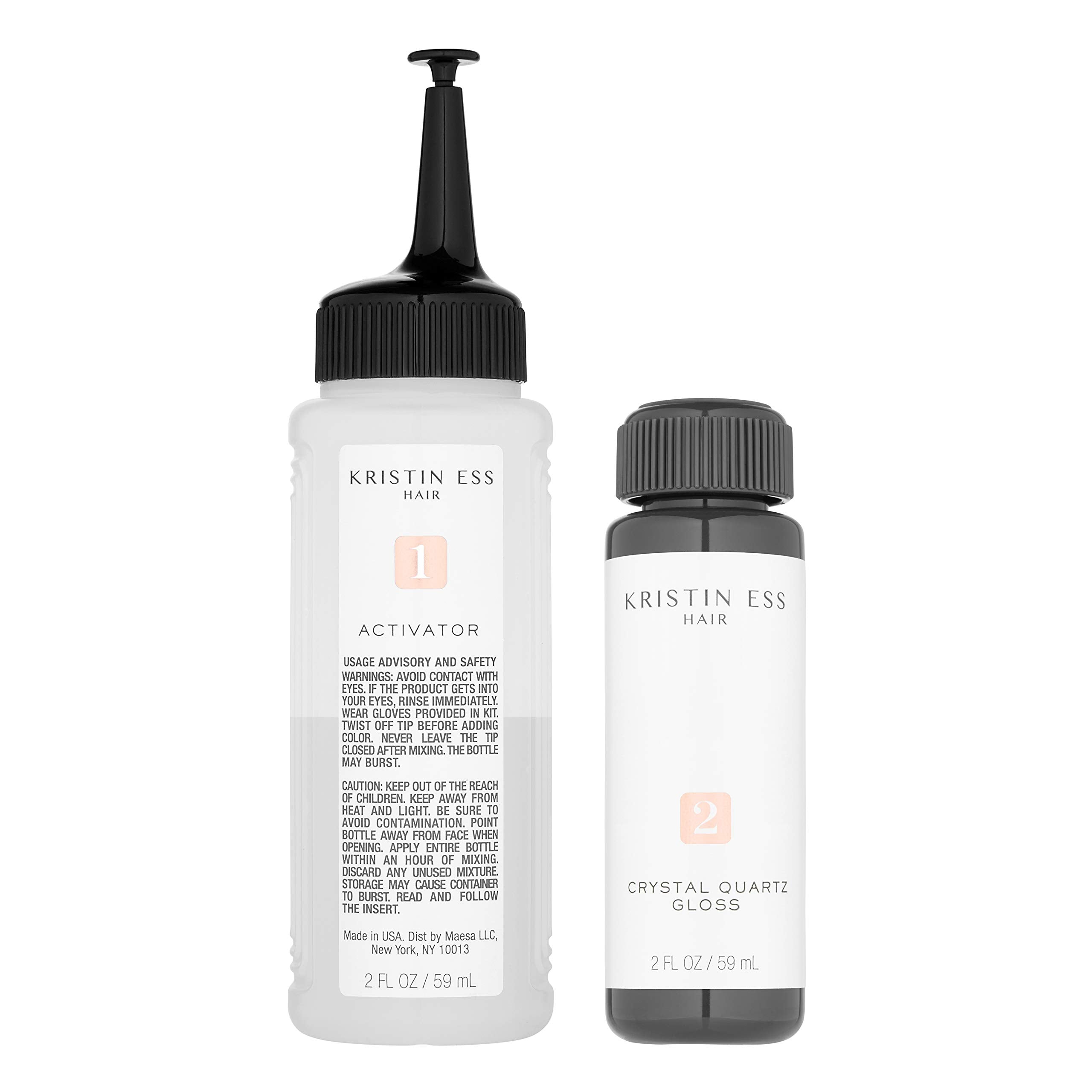 Kristin Ess Hair Crystal Quartz Clear Hair Gloss vegan cruelty-free label for clean beauty
