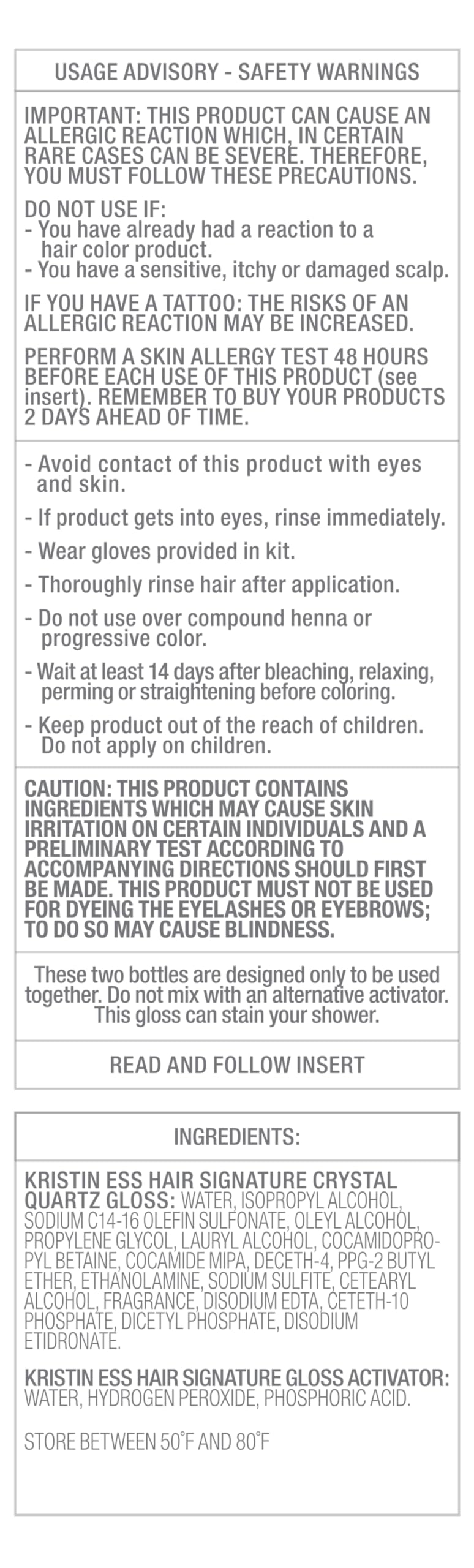 Kristin Ess Hair Crystal Quartz Clear Hair Gloss wait time illustrates 10 20 minute shine boost