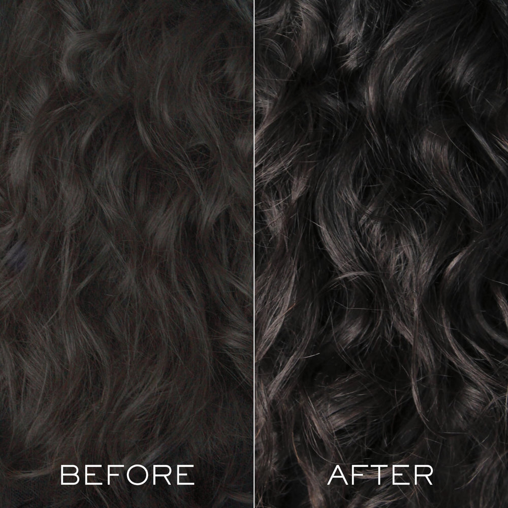 Color protection and depth enhancement for naturally dark or color-treated hair.