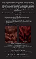 Kristin Ess Hair Gloss Ruby being applied for even color distribution