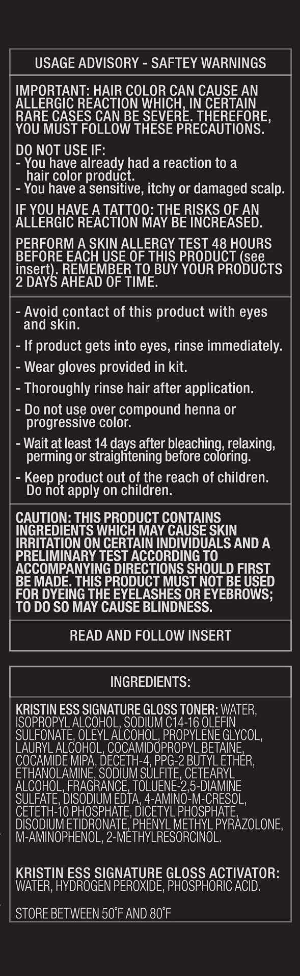Kristin Ess Winter Wheat gloss on strand adds neutral brightness and gloss