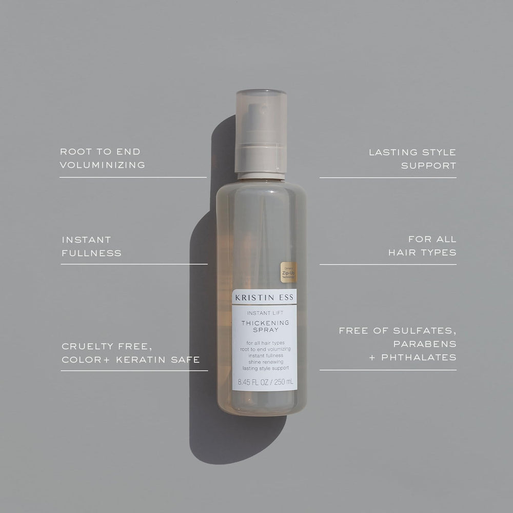 Brillo renovado al cabello tras Kristin Ess Hair Instant Lift