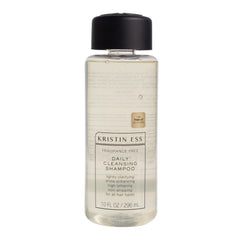 Shampoo Kristin Ess sin fragancia, botella frontal, limpieza suave para toda la melena