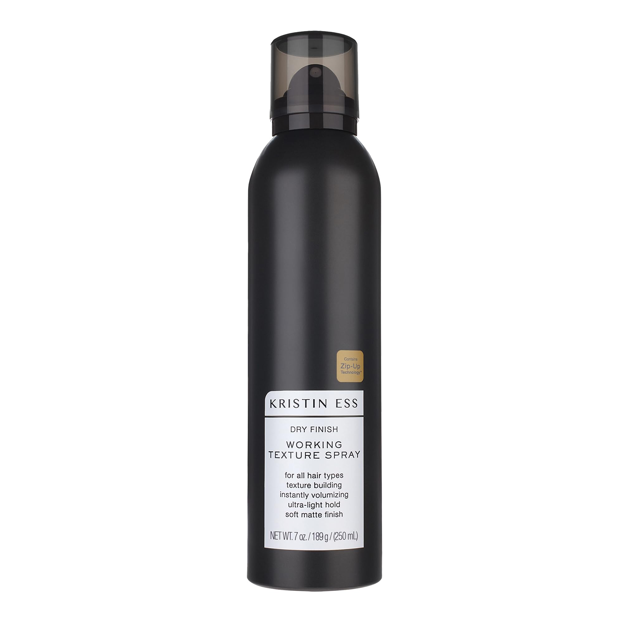 Kristin Ess texturizante seco para cabello: botella visible, añade textura y volumen para ondas