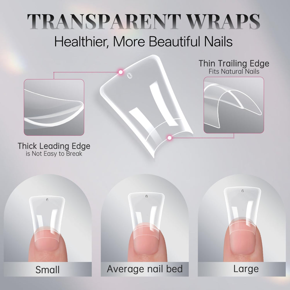 The krofaue nail tips storage box keeps tips organized with twelve compartments.