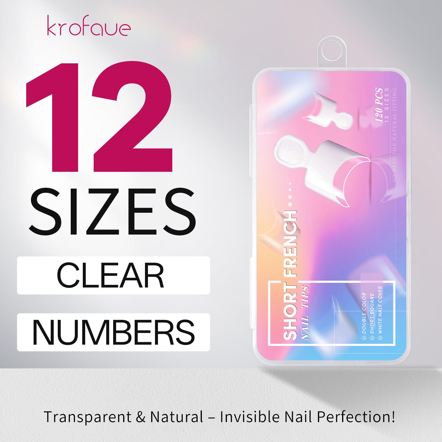 Krofaue beginners-friendly nail tips set for first-time manicure success.
