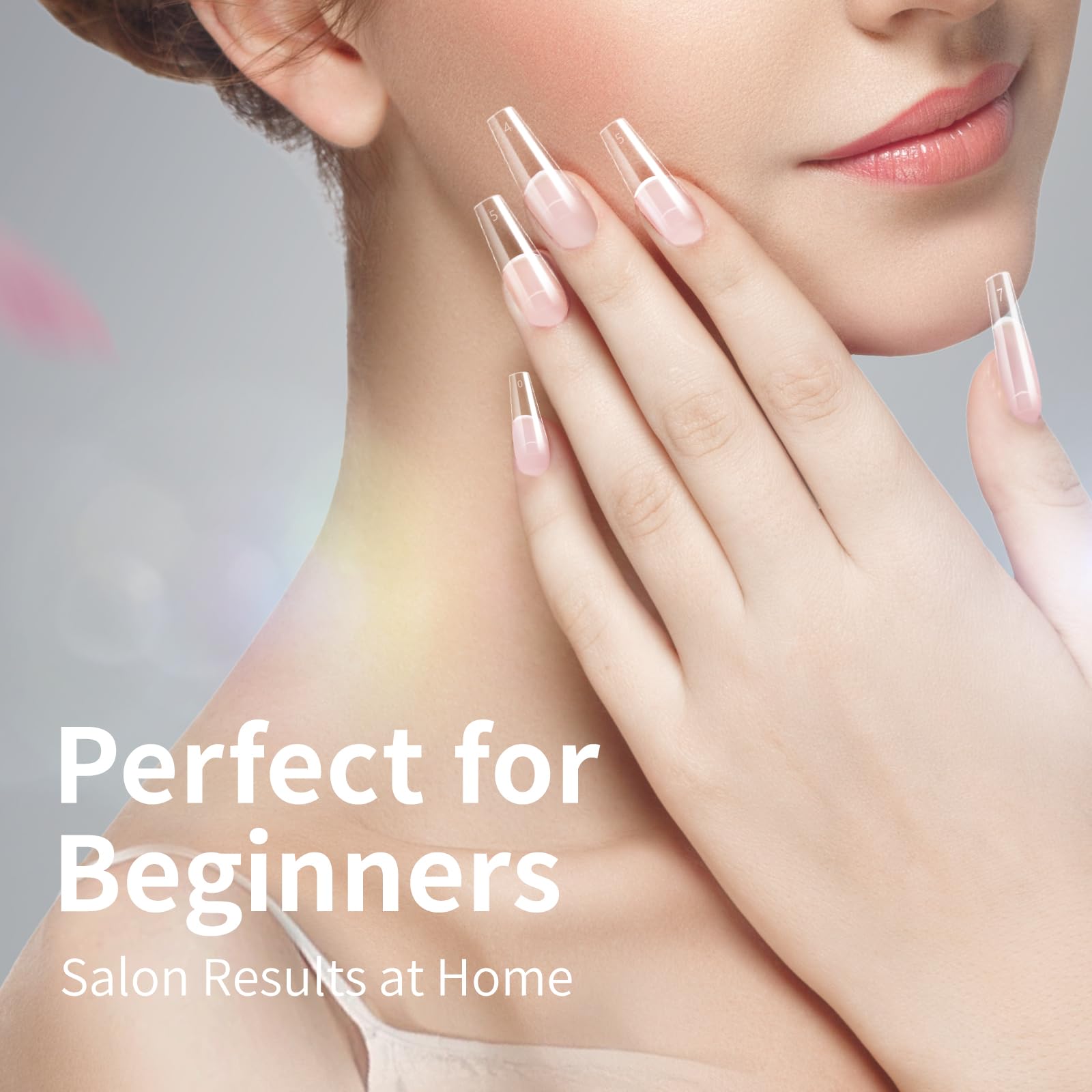 Krofaue salon and home use nail tips for professionals and DIY enthusiasts