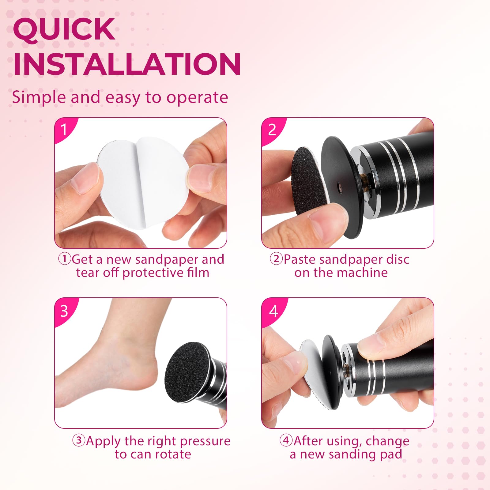 Krofaue compact travel discs for on-the-go foot care
