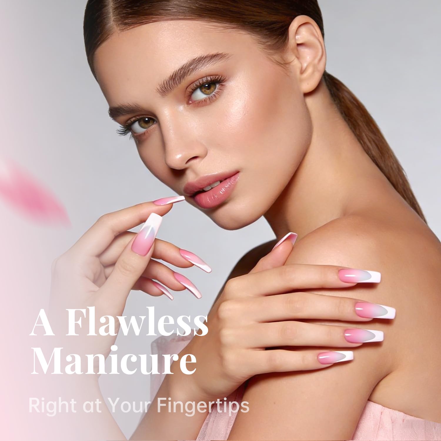 Krofaue DIY manicure at home using soft gel tips